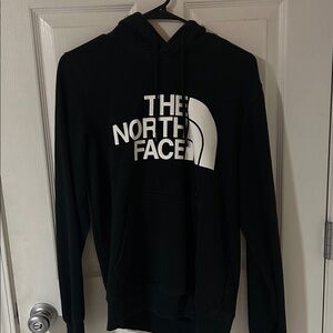 The North Face Men's Black and White Logo Hoodie